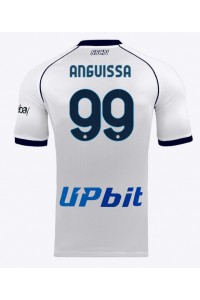 SSC Napoli Frank Anguissa #99 Jalkapallovaatteet Vieraspaita 2023-24 Lyhythihainen